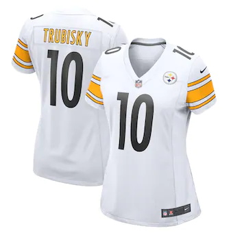 womens nike mitchell trubisky white pittsburgh steelers gam